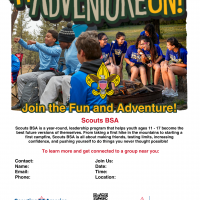 Scouts BSA One Page Flyer